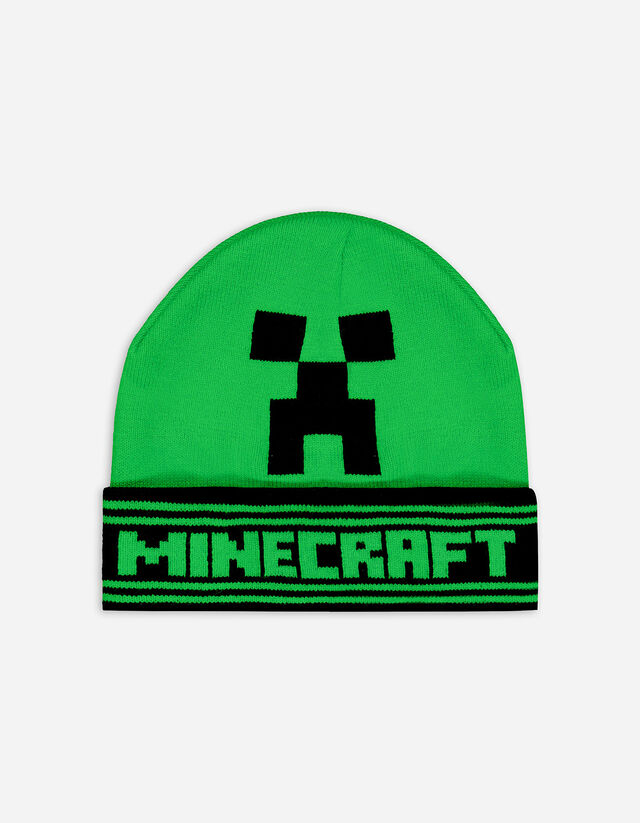 Kötött sapka - Minecraft - zold