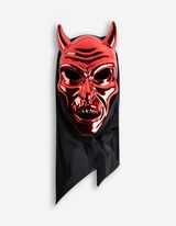 Maske - Halloween - rot