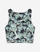 Cropped Top - Soft-Touch - hellgrün