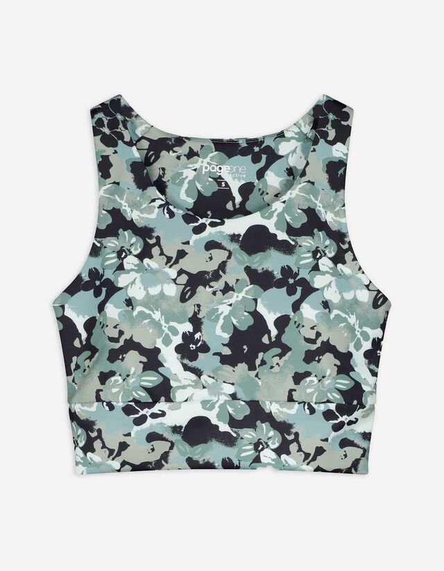 Cropped Top - Soft-Touch - hellgrün