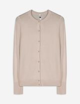 Strickjacke - LENZING™ ECOVERO™ - beige
