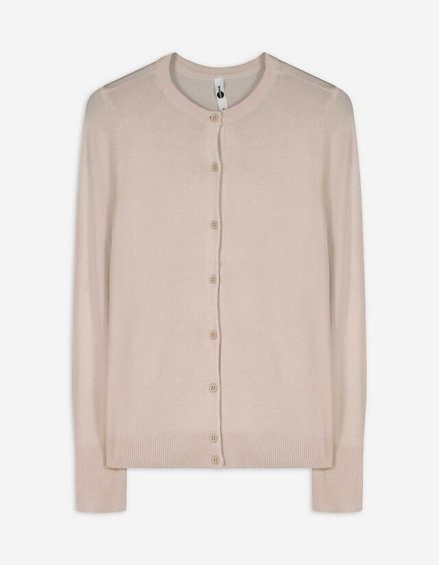 Strickjacke - LENZING™ ECOVERO™ - beige