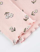 Marškinėliai ilgomis rankovėmis - Smulkus mezginys stulpeliu - sviesiai rozinis