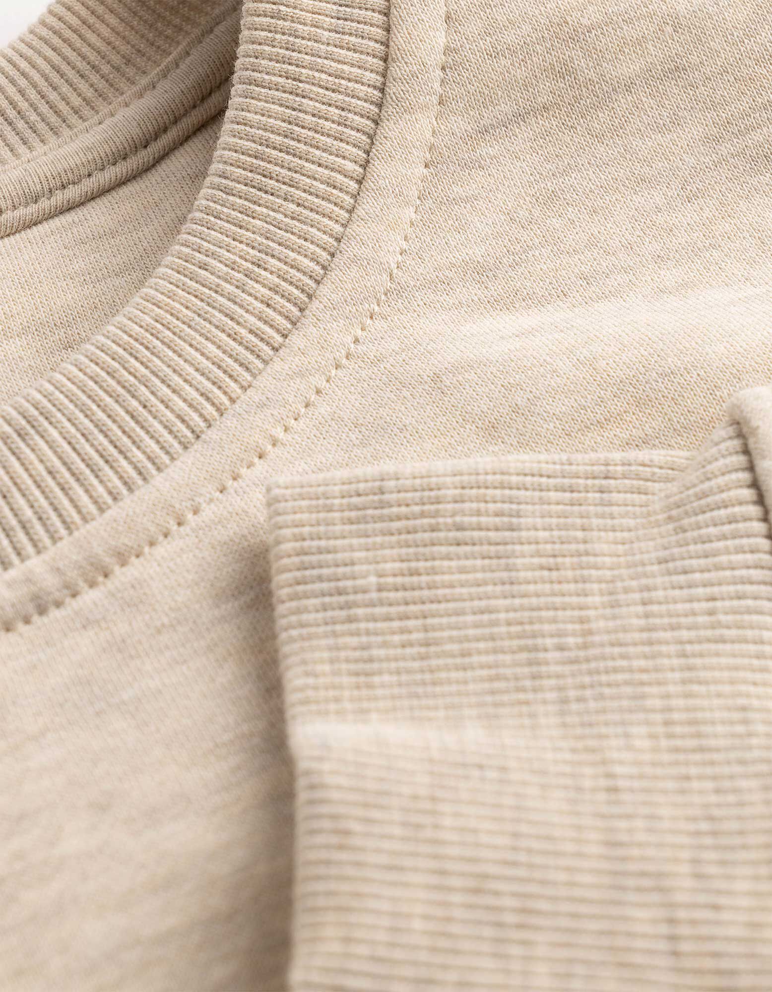 Sweatshirt - Relax Fit - Beige