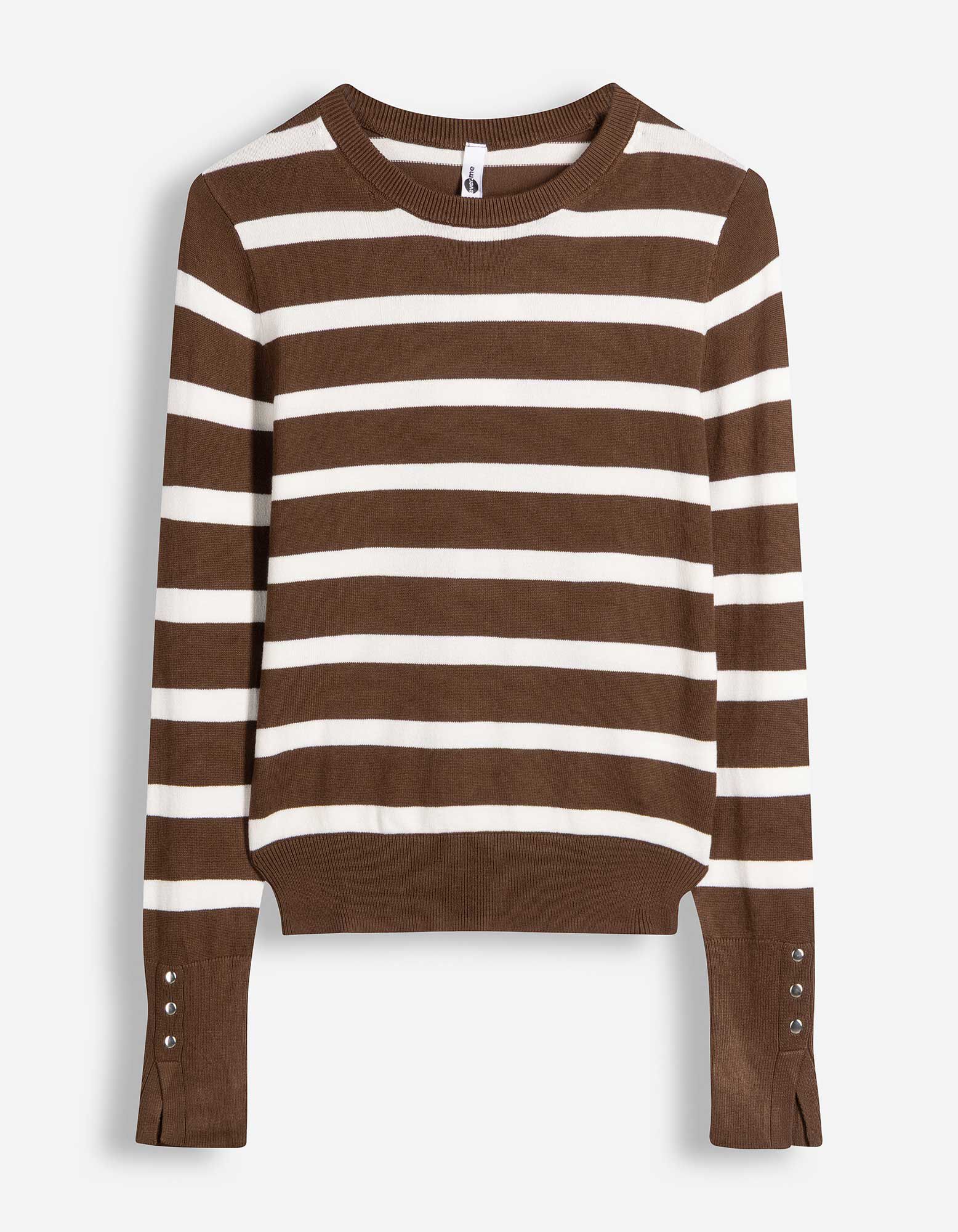 Strickpullover - Braun