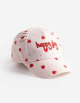 czapka bejsbol&oacute;wka - nadruk na całej powierzchni - rozowy