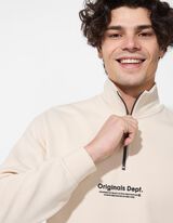 Sweat-shirt - Troyer - blanc