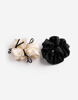 Haargummi - 2er-Pack - Schwarz