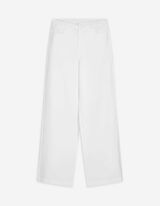 Hose - Straight Fit - weiß