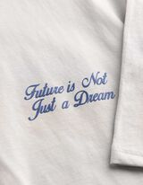 T-Shirt - R&uuml;ckenprint - hellblau