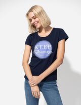 T-s&auml;rk - s&auml;delev motiiv - tumesinine