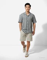 Hemd - Streifen - dunkelgrün