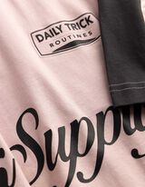 T-Shirt - Frontprint - rosa