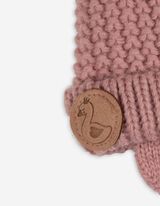 Čepice - Hrubá pletenina - pink