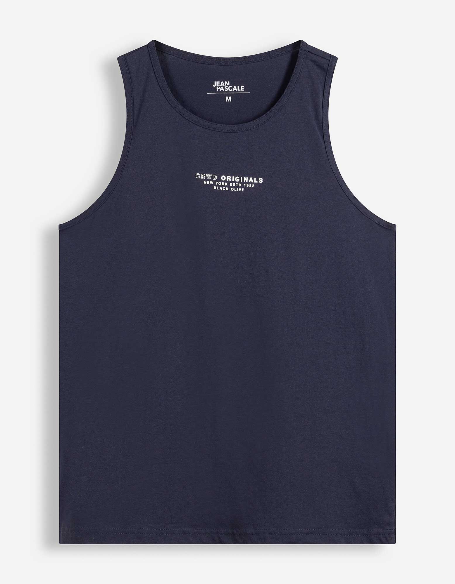 Tanktop - &Auml;rmellos - Dunkelblau