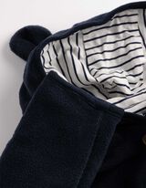 Sweatjacke - Fleece - dunkelblau