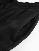 joggersy - nogawka z przyszytym mankietem - czarny