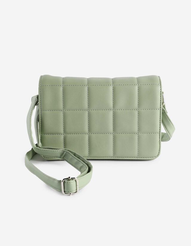 Borsa a tracolla - Scomparto zippato all’interno - verde