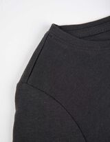 Marškinėliai ilgomis rankovėmis - Kalėdos - tamsiai pilkas