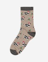 Chaussettes - Le jour de Noël - Beige