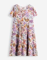 Kleid - Soft-Touch - Wei&szlig;