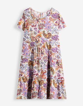 Kleid - Soft-Touch - Wei&szlig;