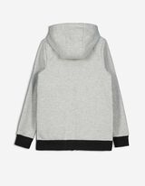 Dukserica sa kapuljačom - Amblem brenda - svetlo-siva