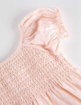 Set od haljine i helanki - čipkasti - roze