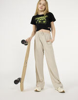 Hlače - Naguban izgled - svetlo siva