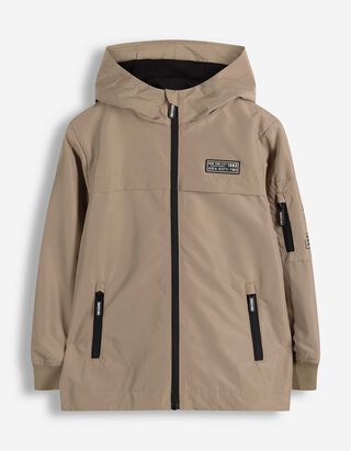 Coupe-vent - D&eacute;perlant - marron clair