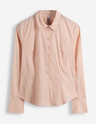 Halenka - Směs bavlny - ruzova