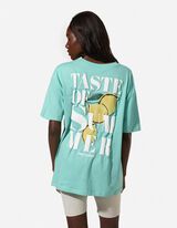 T-Shirt - R&uuml;ckenprint - Mint