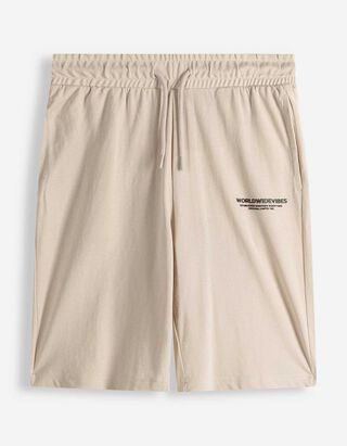 Bermuda  - Piqu&eacute; - hellgrau