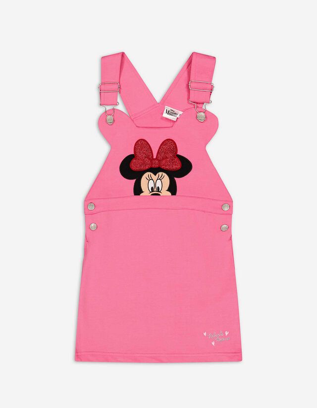kantáros ruha - Minnie egér - pink