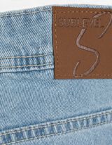 Džíny - seprané - svetle  modra