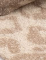 Schal - Leopardenmuster - Beige