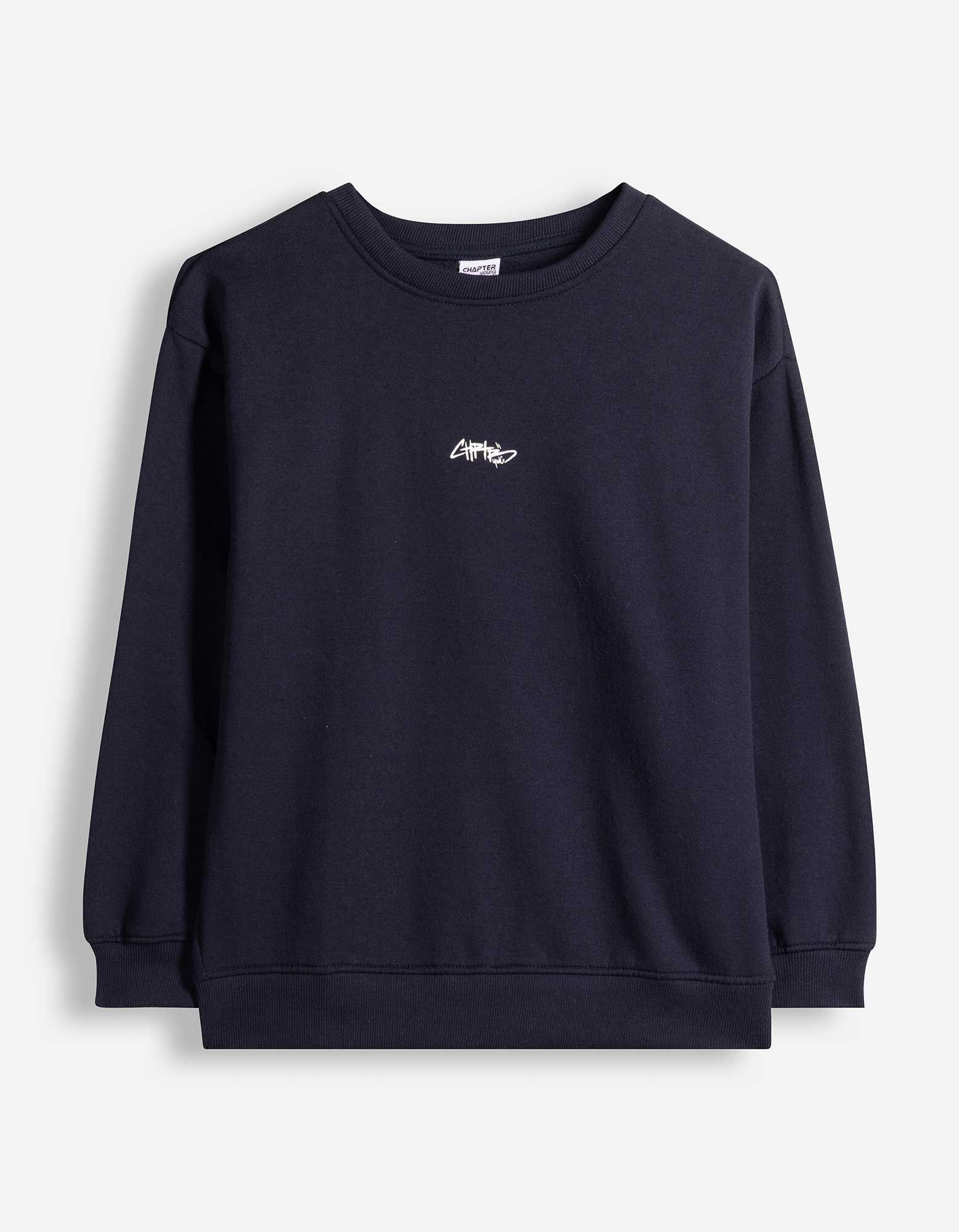 Hoodie - Oversized Fit - Dunkelblau