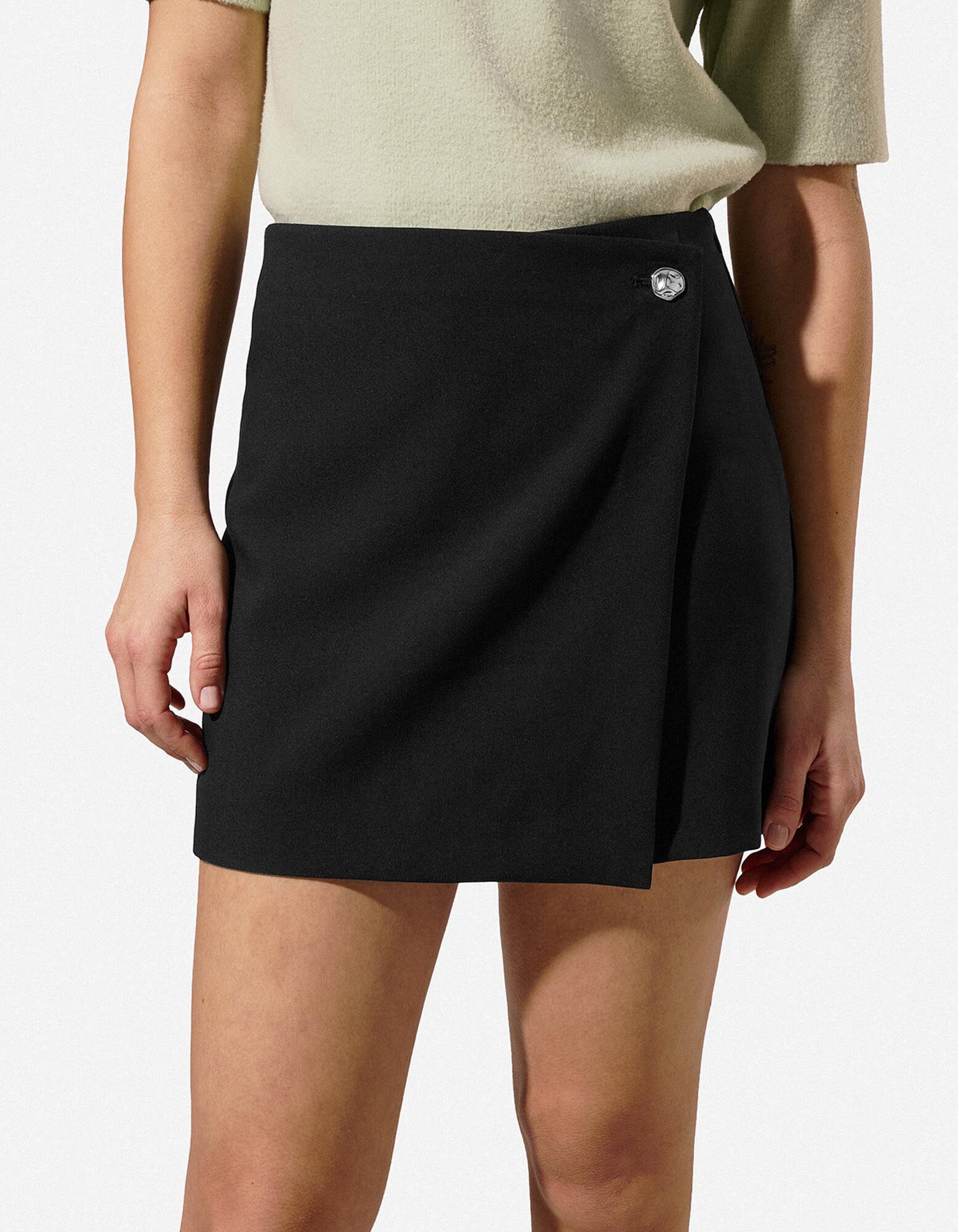 Skort - Effen - Zwart