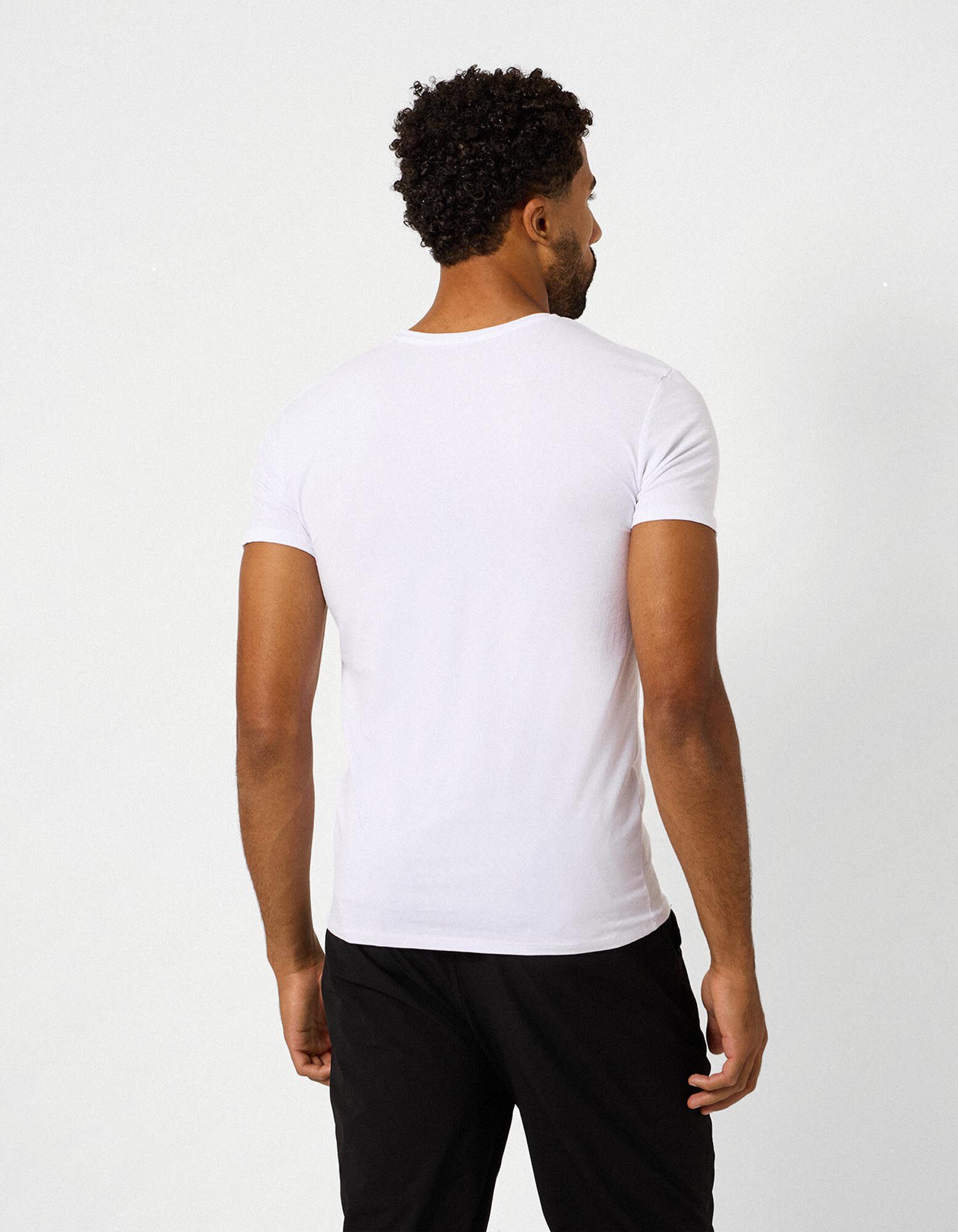 T-Shirt - Stretchanteil - Wei&szlig;
