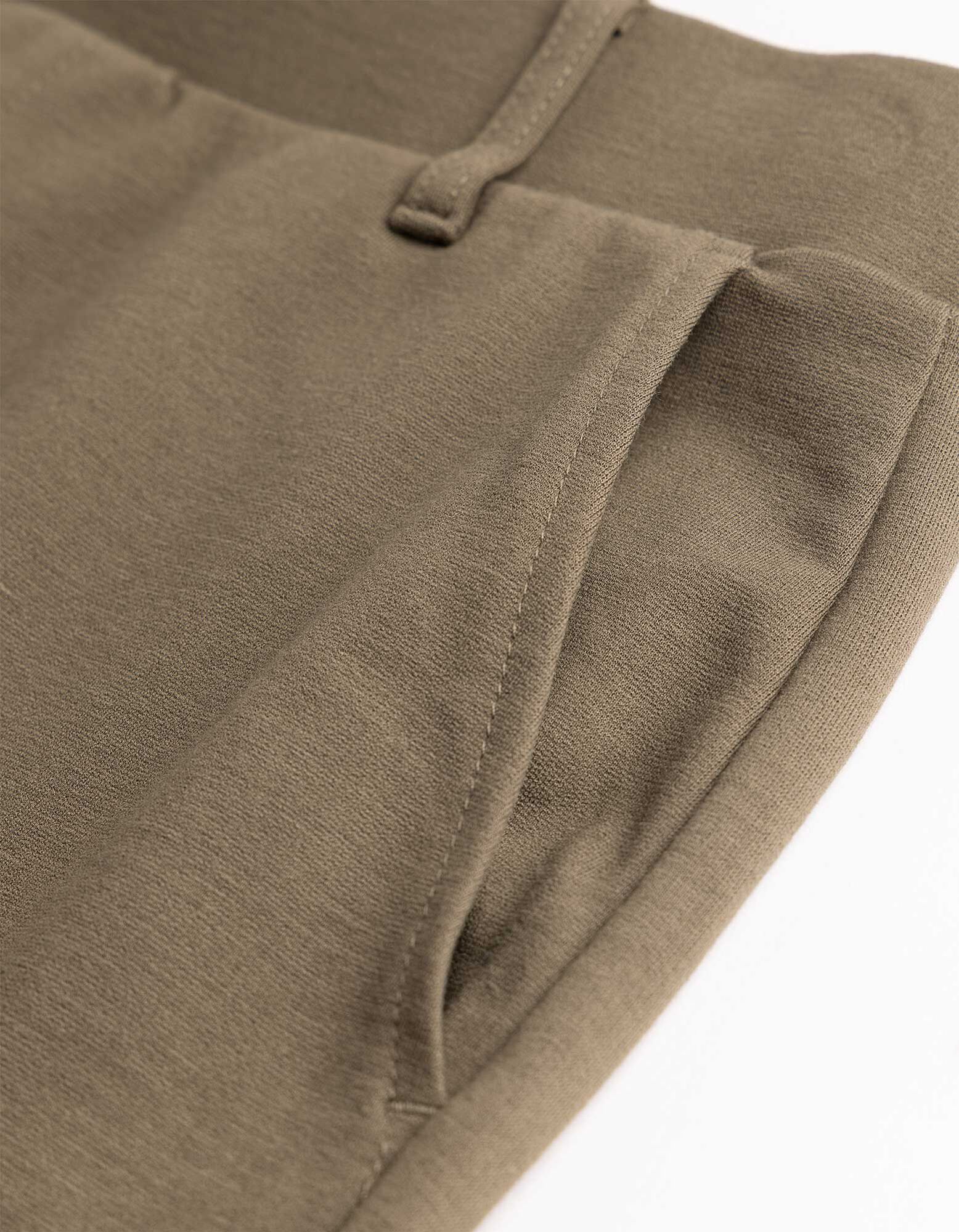 Jeans - Elastische band - Kaki