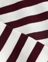 Langarmshirt - Baumwolle - dunkellila