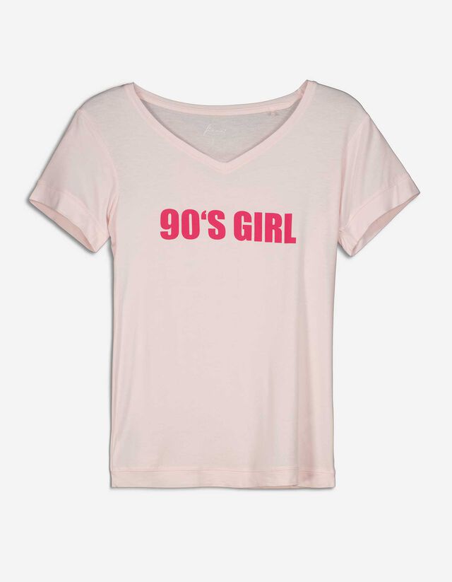 Top pijama - Amestec viscoză - Roz