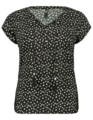 Damen Bluse mit gepunktetem Muster