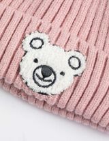 Berretto - Applicazione in spugna - rosa fucsia