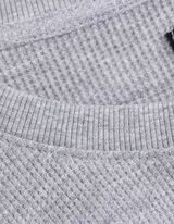 T-shirt à manches longues - Coton - Gris