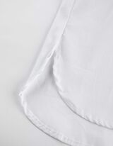 Marškiniai - Pailginta nugara - baltas