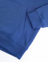 Majica s kapuljačom - mje&scaron;avina pamuka - tamno plava