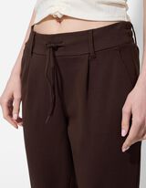 Hose - Regular Waist - dunkelbraun