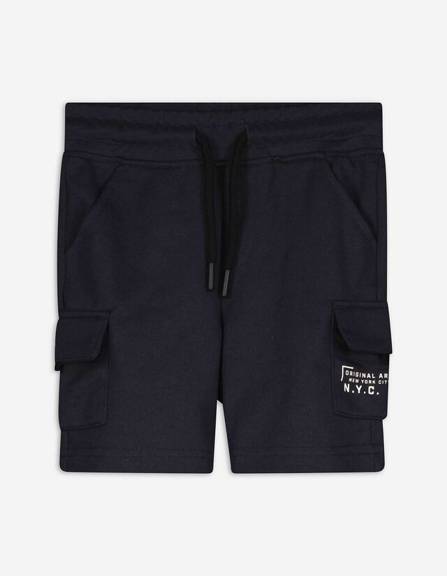 Cargoshorts - Aufgesetze Taschen - dunkelgrau