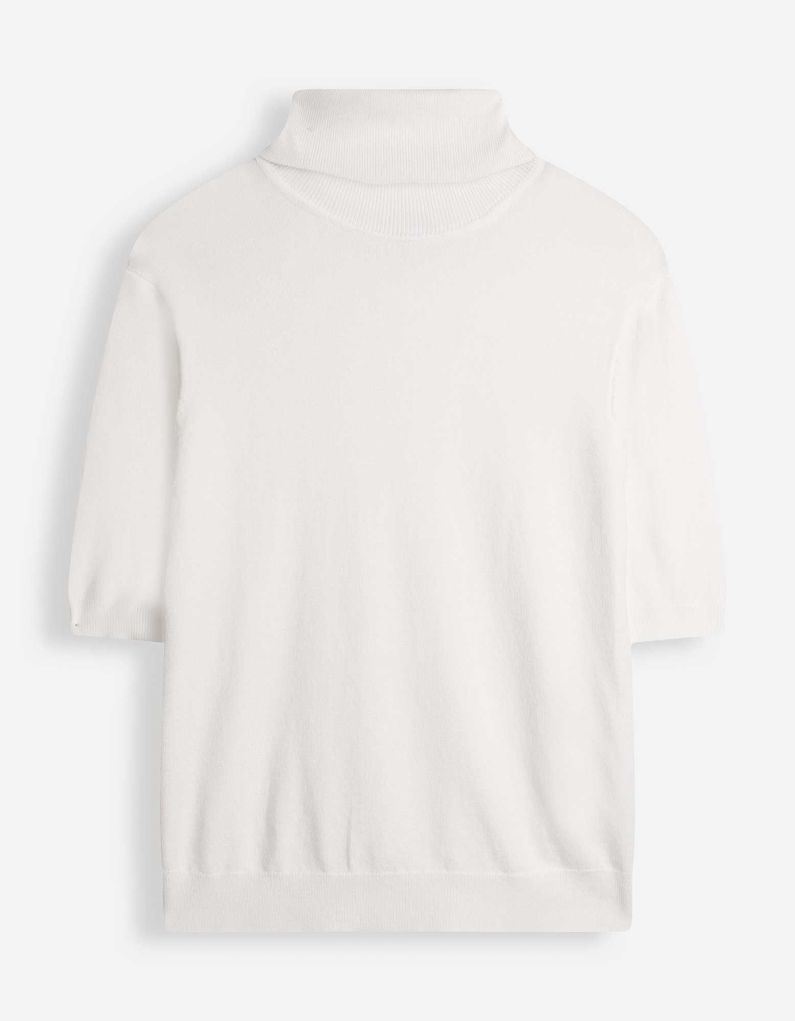 Pullover - Rollkragen - Off-White